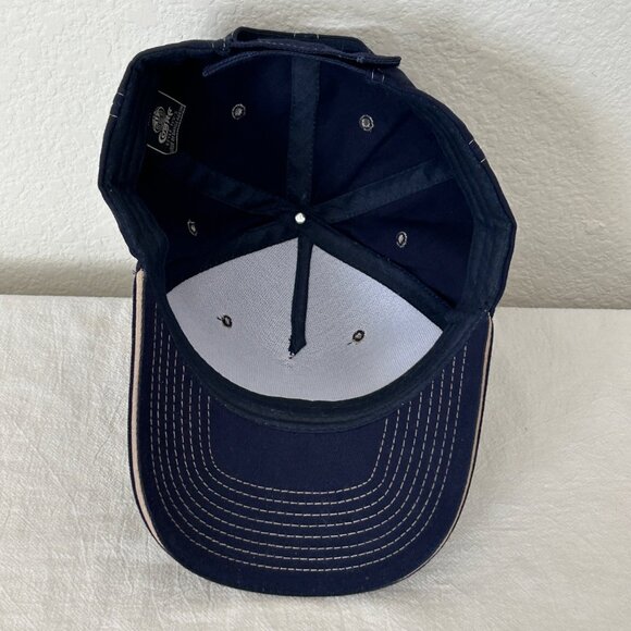 Firefighter Bear Hug California Navy Trucker Baseball Hat Cap Adjustable - Picture 3 of 9